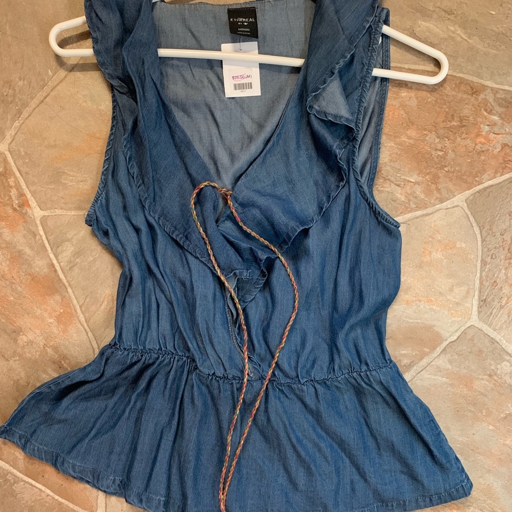 Denim tank